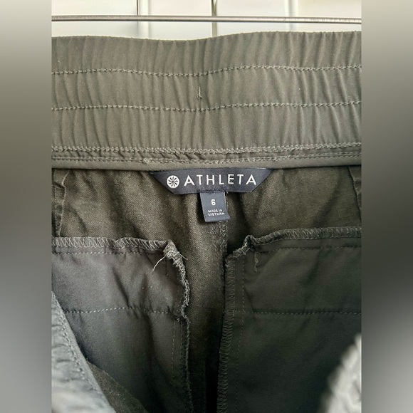 Athleta Cabo linen jogger in Cypress size 6 - Picture 7 of 12